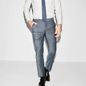 Extra Slim Blue Performance Stretch Suit Pant